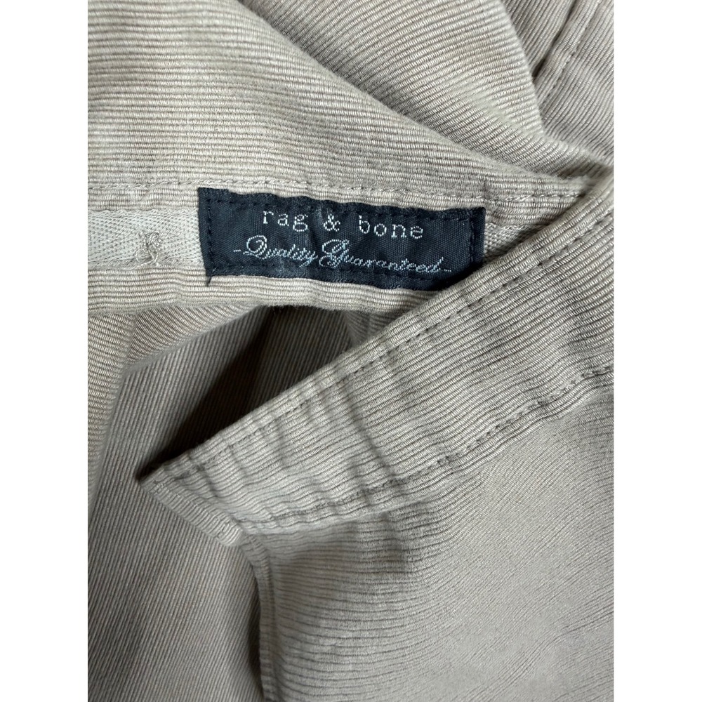 Rag & Bone Mens Large Tan Beige Fine Wale Corduroy Button Down Shirt - Picture 7 of 7